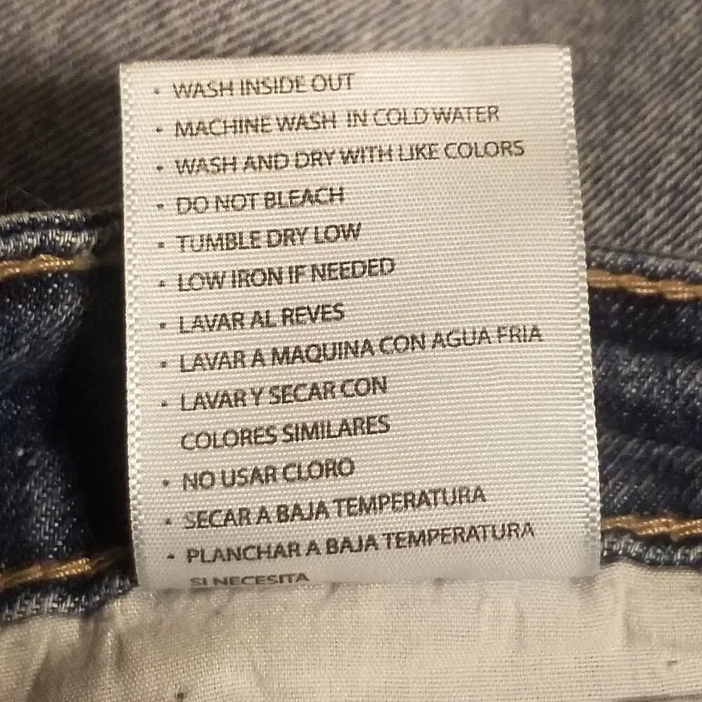 KanCan Jeans Juniors 13/30 Distressed Raw Hem Ankle Skinny Grunge Edgy